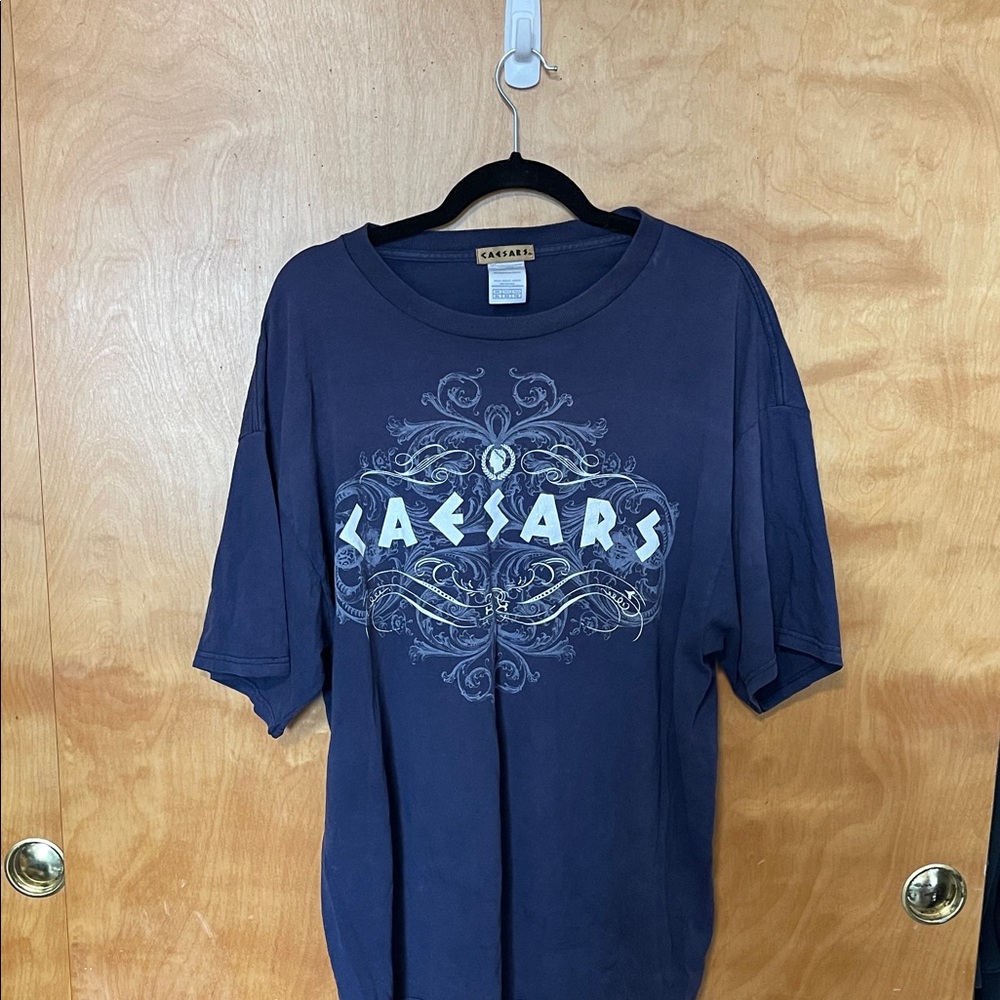Vintage Caesars Navy Blue Short Sleeve Tee